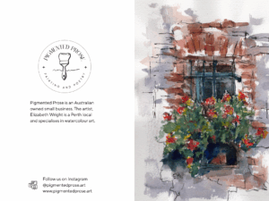Window Flowers Card
